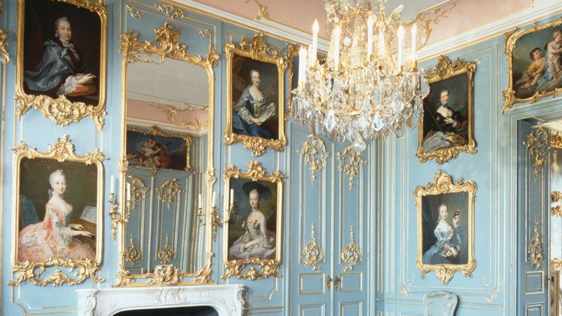 Schönheitengalerie in Schloss Wilhelmsthal